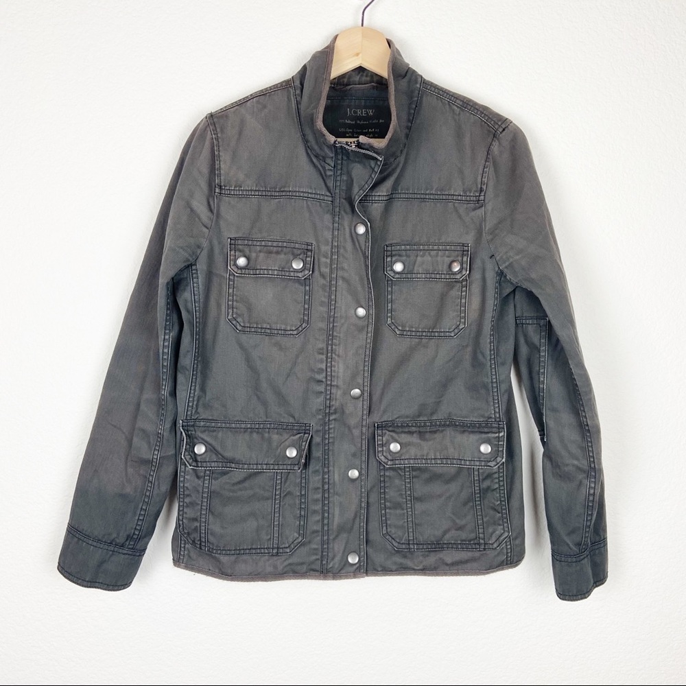 J CREW Relaxed Boyfriend Field Jacket Size M - Picture 1 of 7